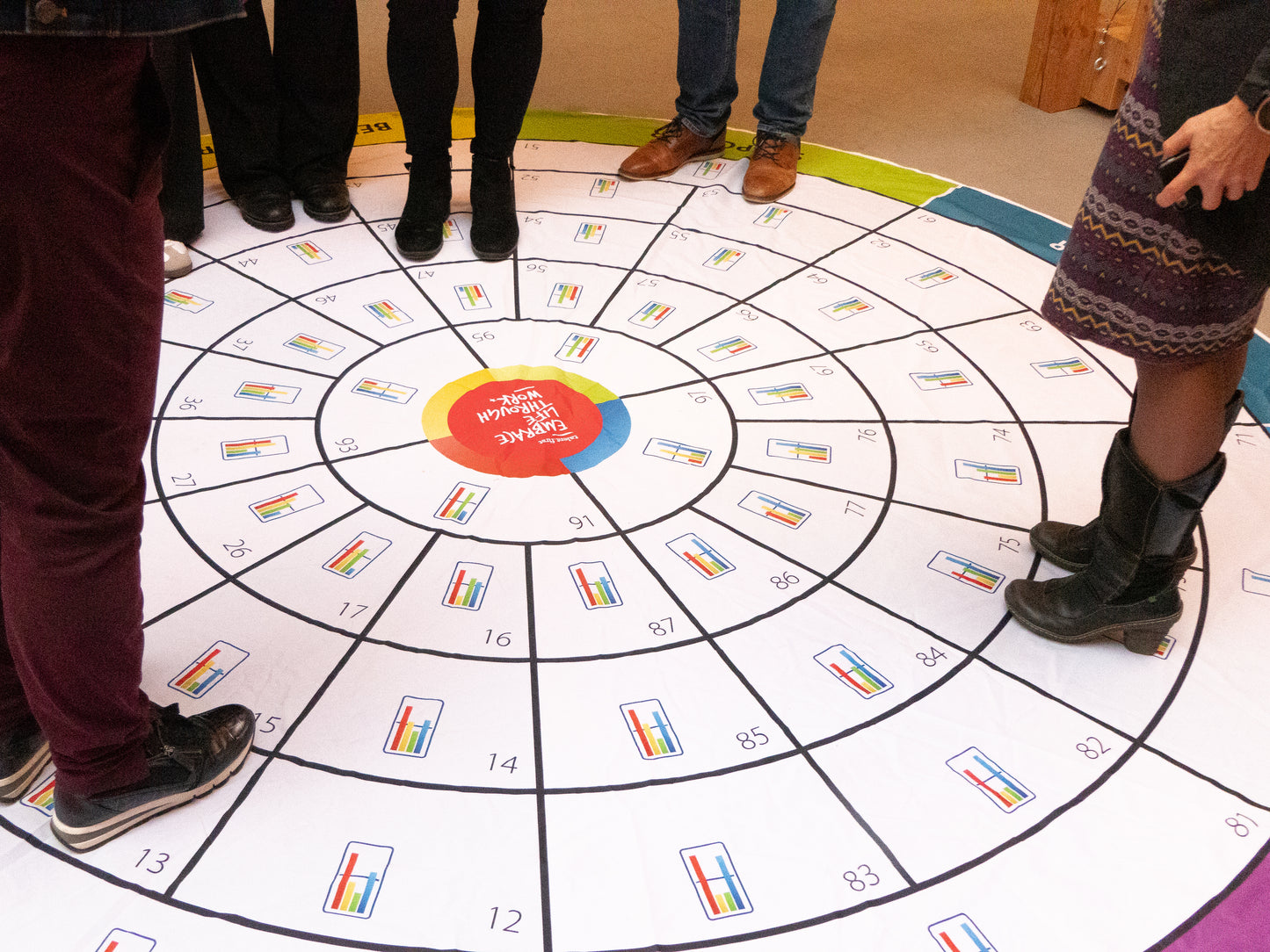 DISC teamwiel vloermat (300 cm)