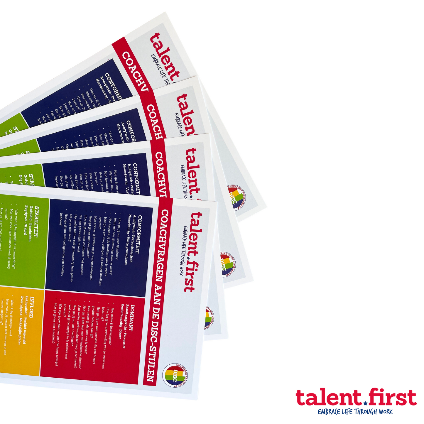 DISC stappenplan (A4) - 1O stuks